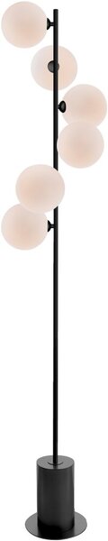 Dar Lighting modern állólámpa spiral fehér matt fekete darspi4922-23