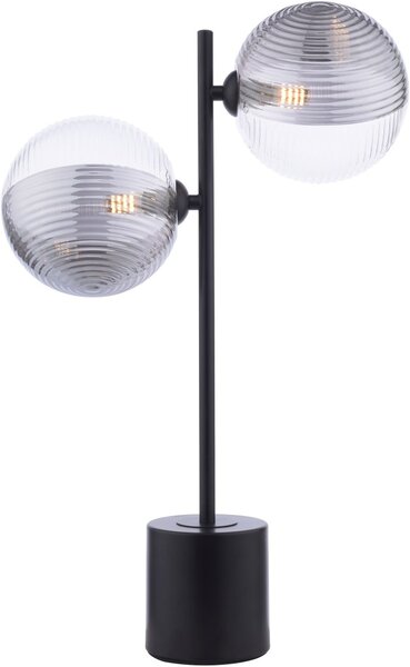 Dar Lighting modern asztali lámpa spiral matt fekete darspi4222-19