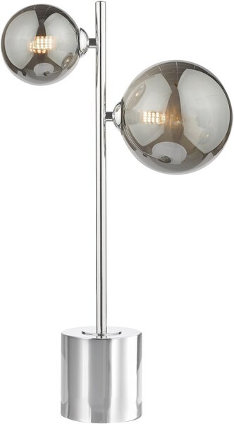Dar Lighting modern asztali lámpa spiral csiszolt króm darspi4250-01-24