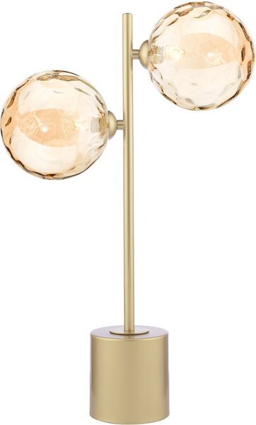 Dar Lighting glamour modern asztali lámpa spiral pezsgő arany darspi4235-11
