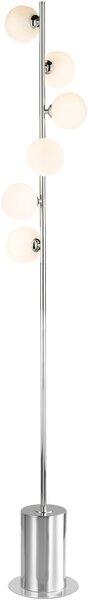 Dar Lighting modern állólámpa spiral csiszolt króm darspi4950-02