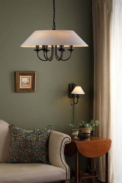 Dar Lighting modern fali lámpa sivan matt fekete darsiv0722
