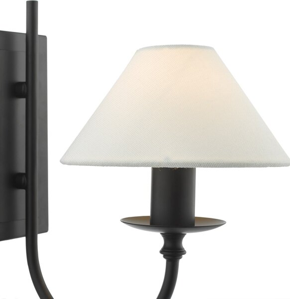 Dar Lighting modern fali lámpa sivan matt fekete darsiv0722