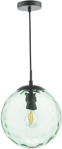 Dar Lighting modern függeszték ripple matt fekete zöld darsp72-rip8824
