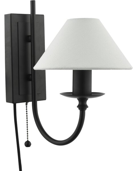 Dar Lighting modern fali lámpa sivan matt fekete darsiv0722