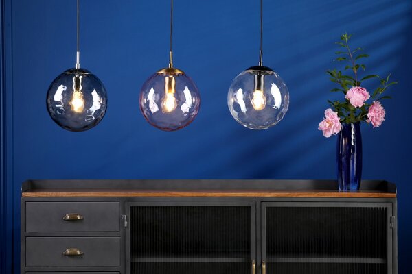 Dar Lighting modern függeszték ripple matt fekete darsp72-rip8808