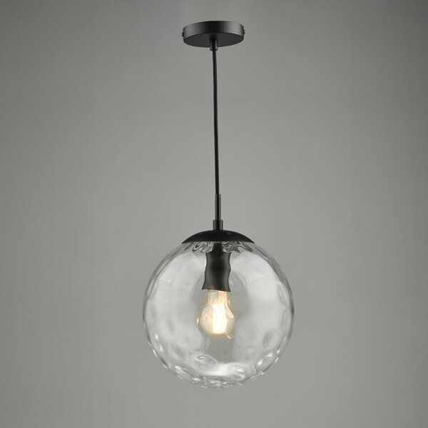 Dar Lighting modern függeszték ripple matt fekete darsp72-rip8808