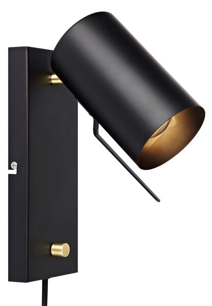 Fali Lámpa Markslöjd, Carrie, dimmable, Fekete, Nappali, Fém, Modern