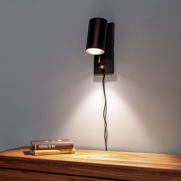 Fali Lámpa Markslöjd, Carrie, dimmable, Fekete, Nappali, Fém, Modern