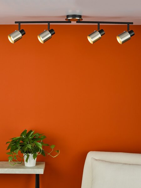 Dar Lighting modern spot lámpa ryan polírozott nikkel darrya8438