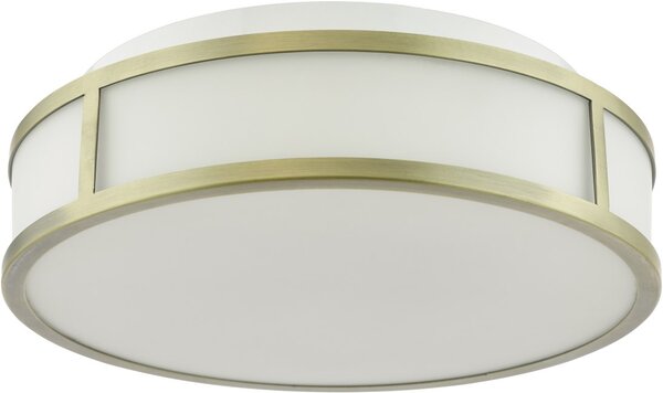 Dar Lighting modern mennyezeti lámpa royce antik sárgaréz opál darroy5075