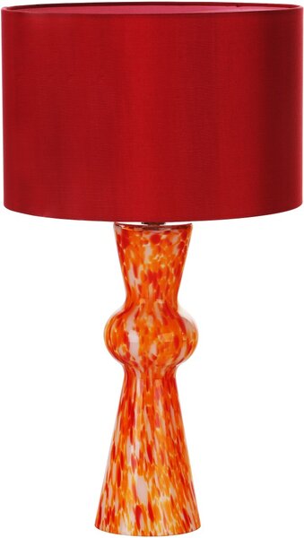 Dar Lighting glamour modern asztali lámpa rheneas piros darrhe4225