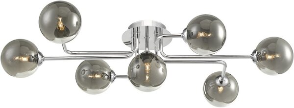 Dar Lighting modern mennyezeti lámpa reyna csiszolt króm darrey3450-01