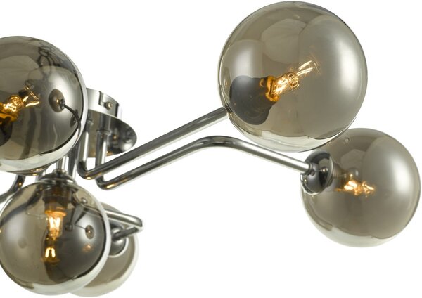 Dar Lighting modern mennyezeti lámpa reyna csiszolt króm darrey3450-01