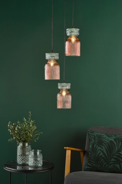 Dar Lighting modern függeszték rhubarb rózsaszín darrhu0303