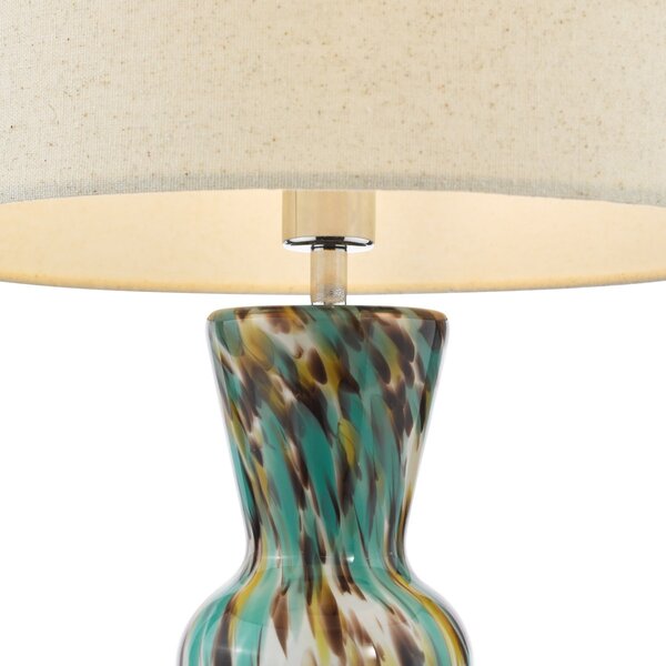 Dar Lighting glamour modern asztali lámpa rheneas kék darrhe4223