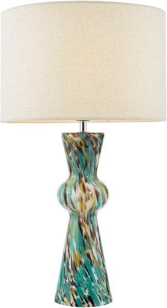 Dar Lighting glamour modern asztali lámpa rheneas kék darrhe4223