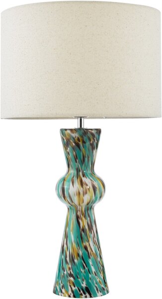 Dar Lighting glamour modern asztali lámpa rheneas kék darrhe4223