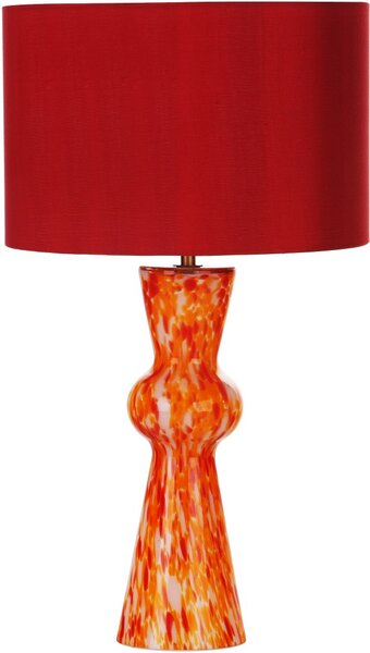 Dar Lighting glamour modern asztali lámpa rheneas piros darrhe4225