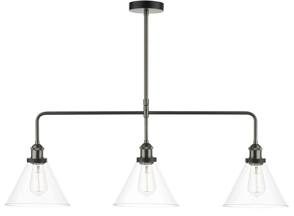 Dar Lighting loft mennyezeti lámpa ray antik nikkel darray0338