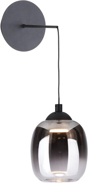Dar Lighting modern fali lámpa ramona matt fekete darram0722