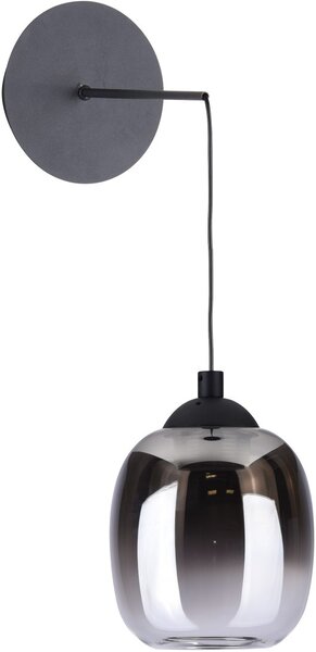 Dar Lighting modern fali lámpa ramona matt fekete darram0722