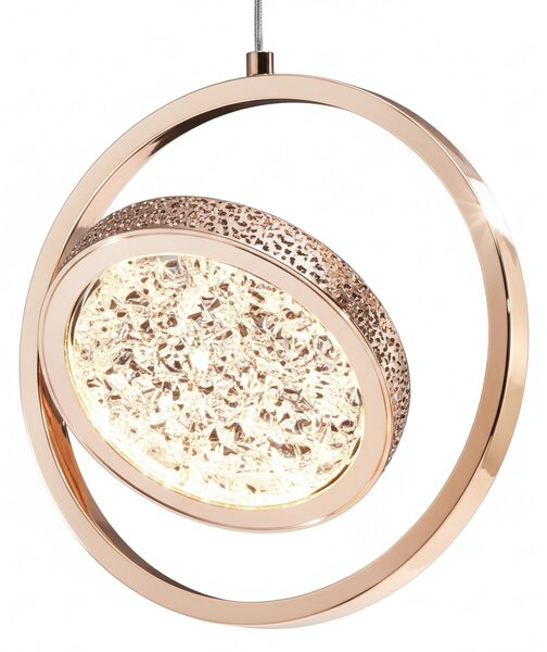 Kristály Csillár LHJ106-1CP LIGHT ROSE GOLD