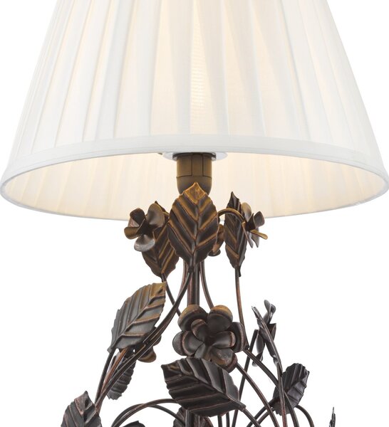 Dar Lighting klasszikus asztali lámpa priscilla matt fekete darpri4254