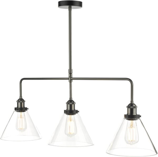 Dar Lighting loft mennyezeti lámpa ray antik nikkel darray0338