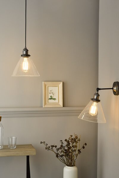 Dar Lighting loft függeszték ray antik nikkel darray0138