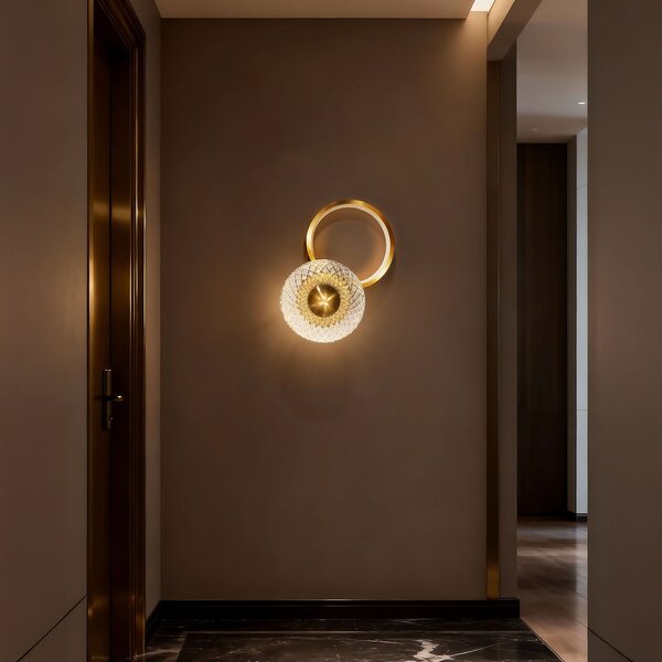 FALI LÁMPA LED LHJ071-W Brush Gold