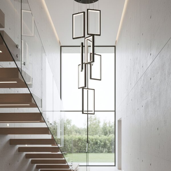 LED Lámpa LHJ089-7CP BLACK