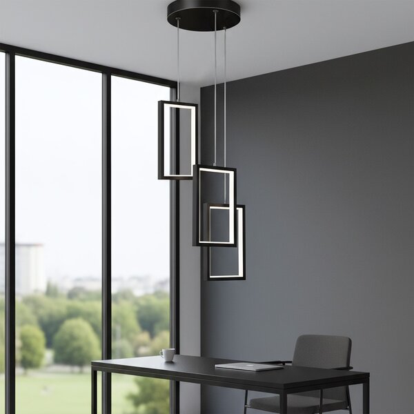 LED Lámpa LHJ087-3CP BLACK