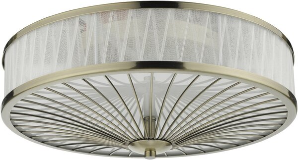 Dar Lighting modern mennyezeti lámpa oslo antik sárgaréz darosl5075