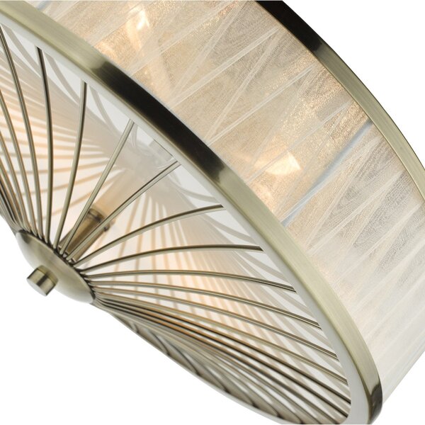 Dar Lighting modern mennyezeti lámpa oslo antik sárgaréz darosl5075