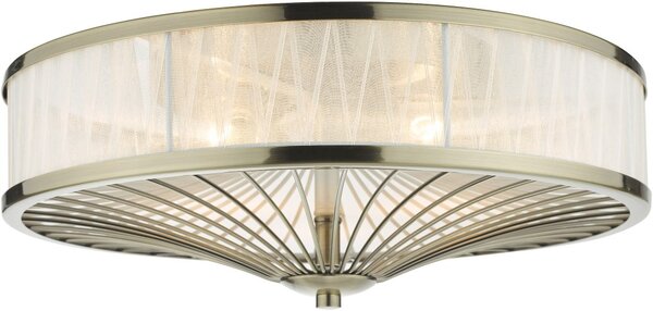 Dar Lighting modern mennyezeti lámpa oslo antik sárgaréz darosl5075