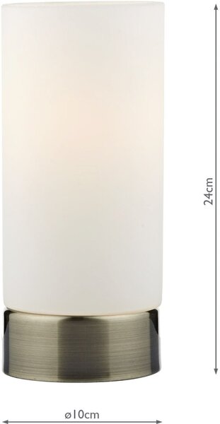 Dar Lighting modern asztali lámpa owen antik sárgaréz darowe4075