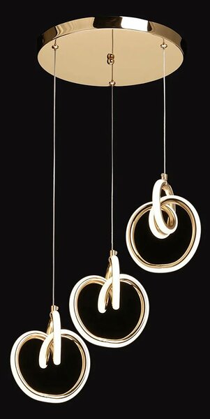 LED Lámpa LHJ093-3CP GOLD
