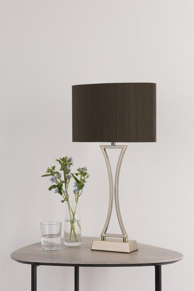 Dar Lighting glamour modern asztali lámpa oporto antik sárgaréz daropo4175