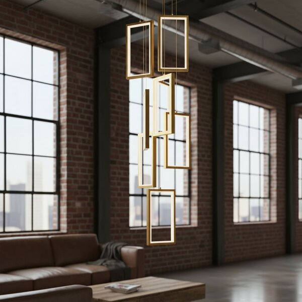 LED Lámpa LHJ090-7CP GOLD