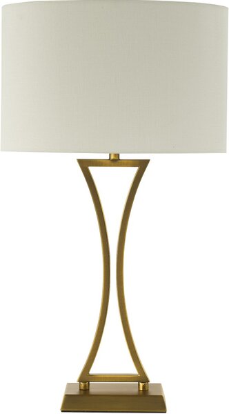 Dar Lighting glamour modern asztali lámpa oporto antik sárgaréz daropo4142