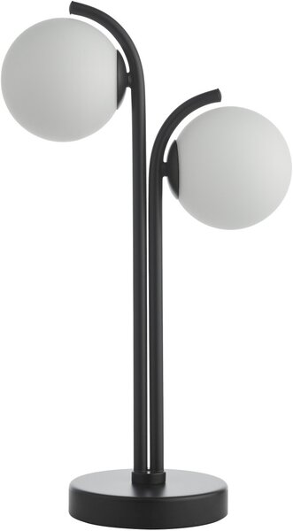 Dar Lighting modern asztali lámpa orlena fehér matt fekete darorl4222