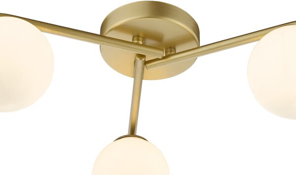 Dar Lighting modern mennyezeti lámpa orlena arany darorl5335
