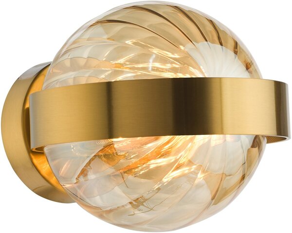 Dar Lighting glamour modern fali lámpa ophira antik arany borostyán daroph0735