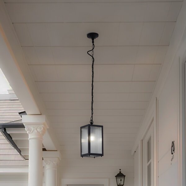 Kültéri Lámpa Lindby, Bolgar, dimmable, Fekete, Terasz, Fém, Modern