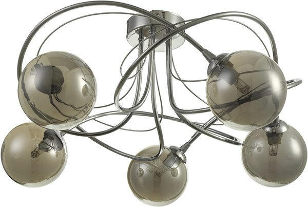 Dar Lighting modern mennyezeti lámpa onawa csiszolt króm darona5450-01