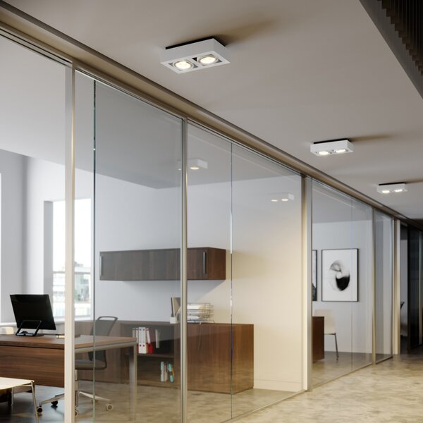 Mennyezeti Lámpa Arcchio, Ronka, dimmable, Fehér, Nappali, Fém, Modern