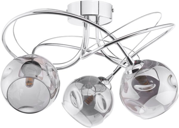 Dar Lighting modern mennyezeti lámpa onawa csiszolt króm darona5350-15