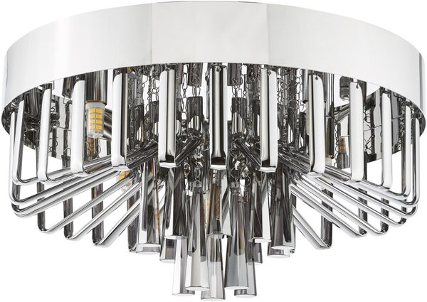 Dar Lighting glamour modern mennyezeti lámpa olin csiszolt króm daroli5410