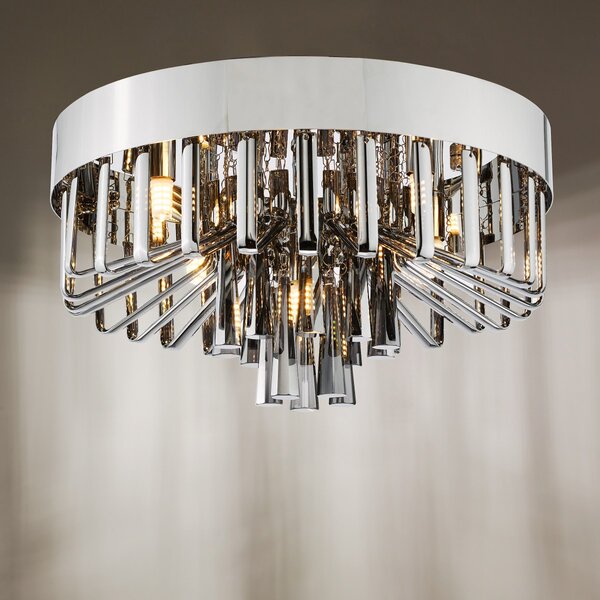 Dar Lighting glamour modern mennyezeti lámpa olin csiszolt króm daroli5410